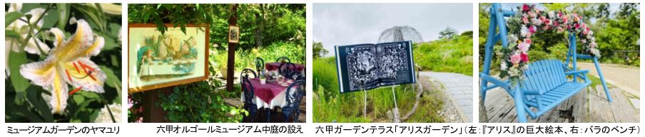 六甲山観光 株 六甲オルゴールミュージアム 六甲ガーデンテラス共同開催 六甲山 アリスフェア で涼しい六甲山を楽しもう 異国情緒溢れるガーデンで アリス をイメージした期間限定の写真スポットを展示 ニュースリリース 阪神電気鉄道株式会社