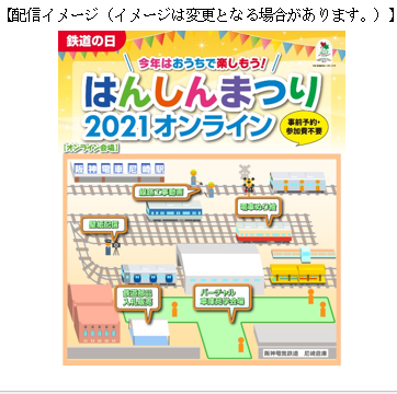 鉄道の日 はんしんまつり21オンライン を開催 当社初のオンライン開催 ご自宅などでお楽しみいただけるオンラインコンテンツを配信 ニュースリリース 阪神電気鉄道株式会社