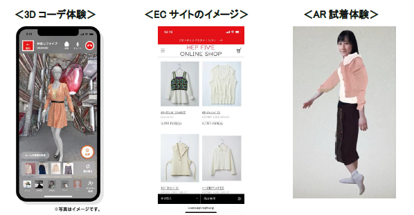 阪急阪神不動産 アイテック阪急阪神 大阪 梅田の商業施設 Hep Five でz世代向けに 新たなファッション体験の実証実験を開始 バーチャル試着 や 友人とのコーディネート体験 店舗在庫連動型ec を提供 ニュースリリース 阪神電気鉄道株式会社