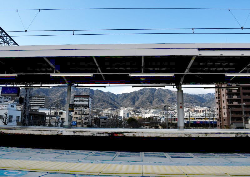 景色のよい駅の写真