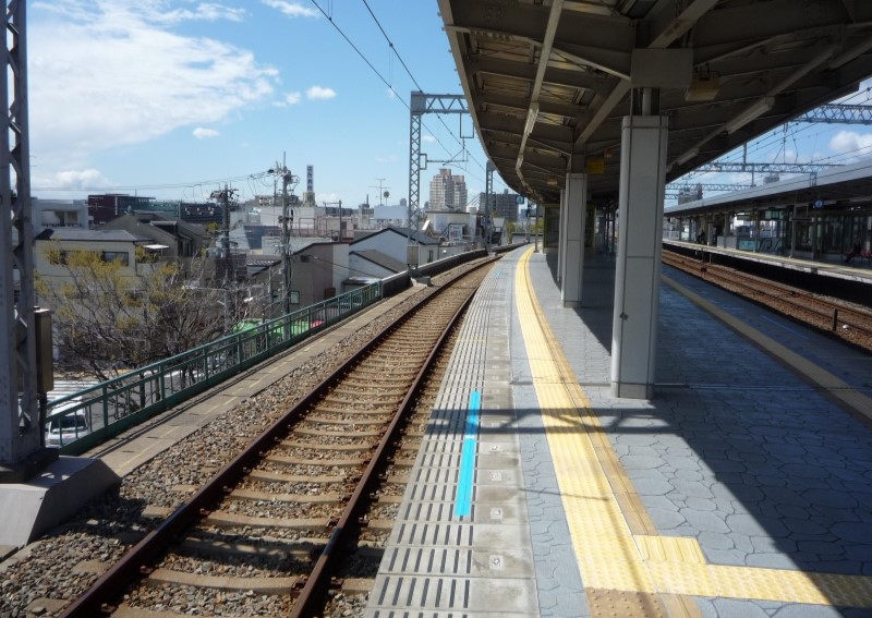 景色のよい駅の写真