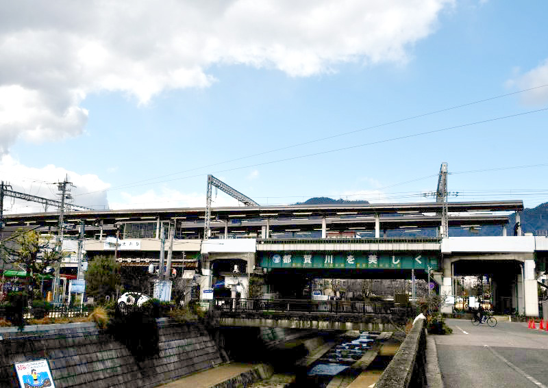 景色のよい駅の写真