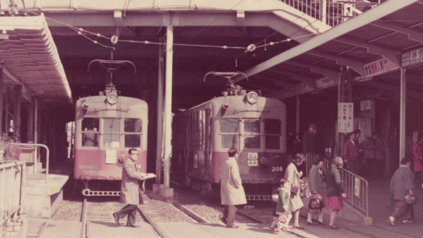 甲子園線　甲子園停留場（1975年）